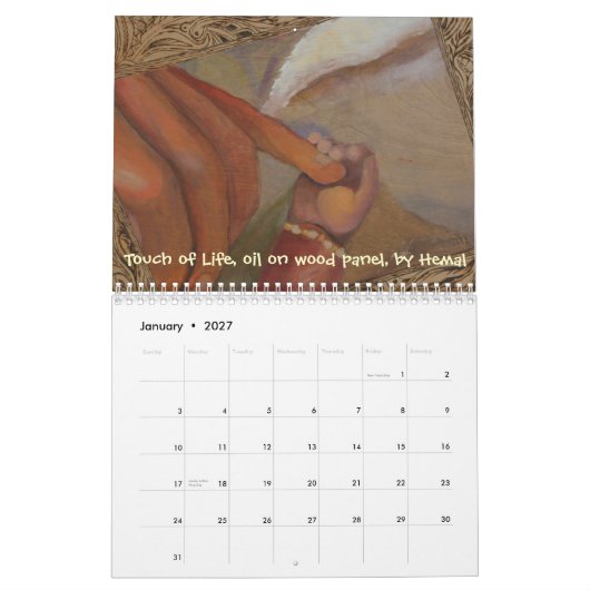 Live to love Life, Agenda 2009 Kalender (Jan 2027)