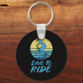 Live to Ride BMX Fietsen Motorcross Racing Quot Sleutelhanger (Voorkant)