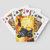 Live to ride motorbiker speelkaarten (Achterkant)