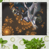 Live to ride motorbiker theedoek (Gevouwen)