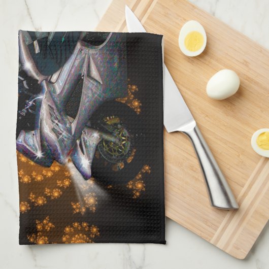 Live to ride motorbiker theedoek (Quarter Fold)