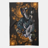 Live to ride motorbiker theedoek (Verticaal)