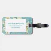 Live Turquoise Bagagelabel (Achterkant horizontaal)