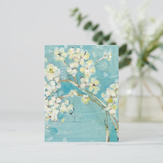 Live Turquoise Briefkaart (Staand voorkant)