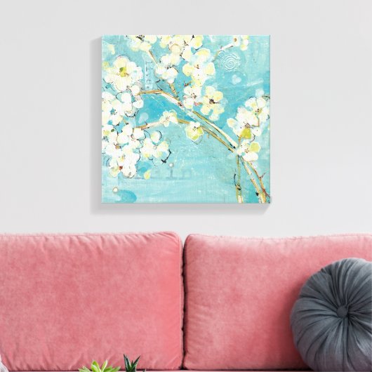 Live Turquoise Canvas Afdruk (Insitu (Woonkamer))