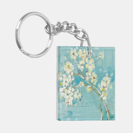 Live Turquoise Sleutelhanger (Voorkant Links)