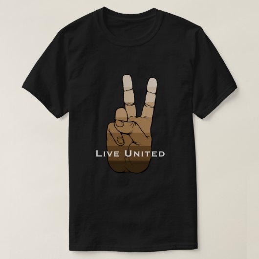 Live United T-shirt (Design voorkant)