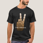 Live United T-shirt (Voorkant)