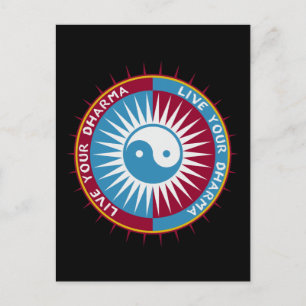 Live Uw Dharma Briefkaart
