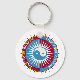 Live Uw Dharma Sleutelhanger