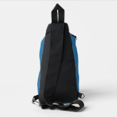 Live Uw dromen, aangepaste naam en kleur Sling Bag (Achterkant)