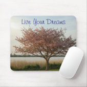 Live Uw dromen Mousepad Muismat (Met muis)
