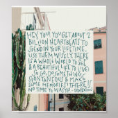 Live uw levensofferte poster (Voorkant)