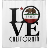 LIVE Venice California Douchegordijn (Voorkant)