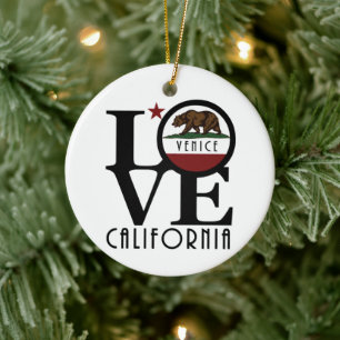 LIVE Venice California Keramisch Ornament