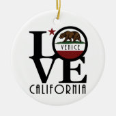 LIVE Venice California Keramisch Ornament (Voorkant)