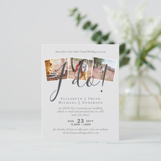 Live Video Chat Bruiloft of Bruids- of Huwelijksfe (Staand voorkant)