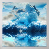 Live Volcano 24x24 Reflection Print (Voorkant)