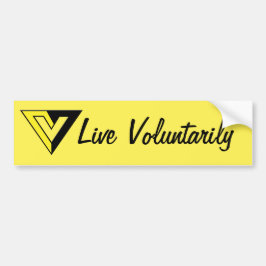 Live Voluntarily Bumpersticker