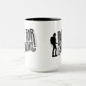 Live voor avontuur mok (Midden)