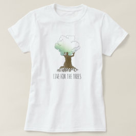 Live voor de bomen t-shirt
