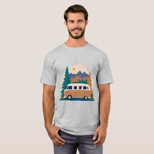 Live voor de reis t-shirt (Voorkant volledig)