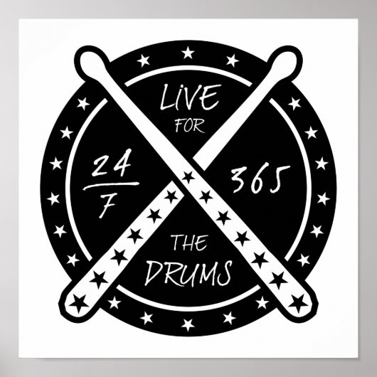 Live voor de trommels poster (Voorkant)
