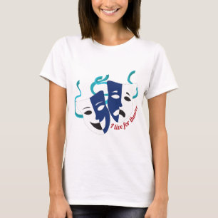 Live voor theater t-shirt