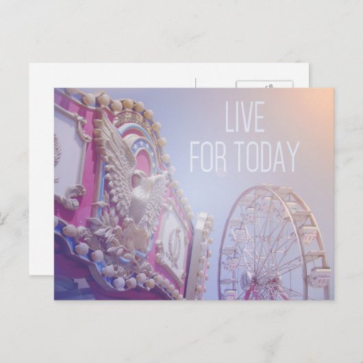 Live voor vandaag - Carnaval Briefkaart (Voorkant / Achterkant)