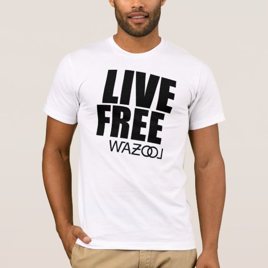 Live vrij T-shirt (Voorkant)