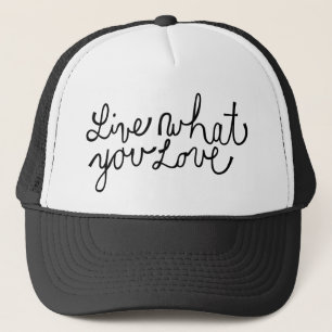 Live Wat je van Motivatie slogan houdt Trucker Pet