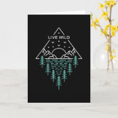 Live Wild Kaart (Gele Bloem)