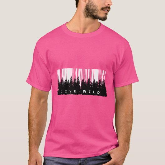Live Wild T-shirt (Voorkant)