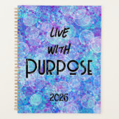 Live with Purpose Colorful  and Bright Planner (Voorkant)