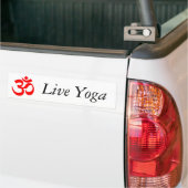 Live Yoga Bumpersticker (Op Truck)