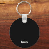 Live Your Dream - Black Key Ring Sleutelhanger (Achterkant)