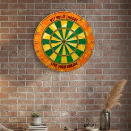 Live Your Dream Motivational Dartbord