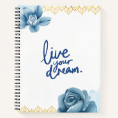 Live your dream  notitieboek (Voorkant)
