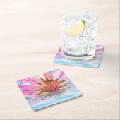 Live Your Dream - Roos Flower power Kartonnen Onderzetters (Insitu)