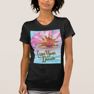 Live Your Dream - Roos Flower power T-shirt