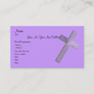 Live zoals je wordt gebeld visitekaartje