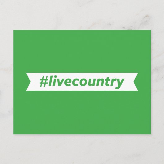 #LiveCountry Briefkaart (Voorkant)