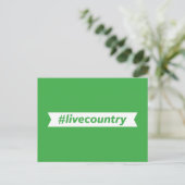 #LiveCountry Briefkaart (Staand voorkant)