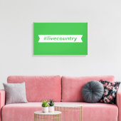 #LiveCountry Canvas Afdruk (Insitu (Woonkamer))