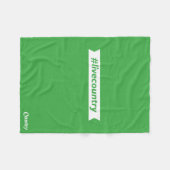 #LiveCountry Fleece Deken (Voorkant (Horizontaal))