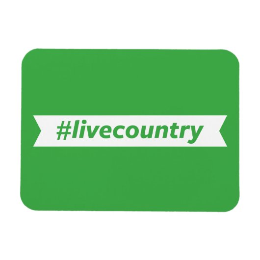 #LiveCountry Magneet (Horizontaal)