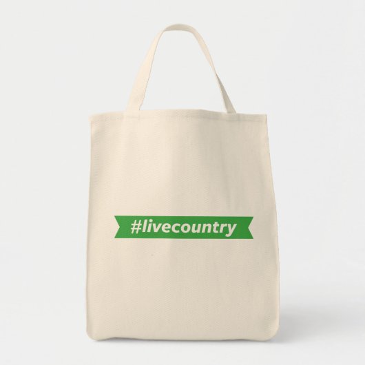 #LiveCountry Tote Bag (Voorkant)