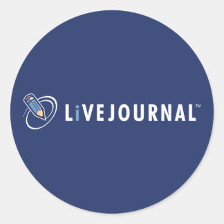 LiveJournal Logo Horizontaal Ronde Sticker