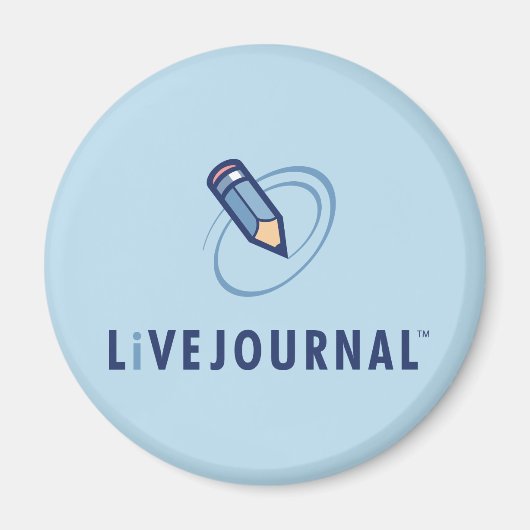 LiveJournal-Logo verticaal Magneet (Voorkant)