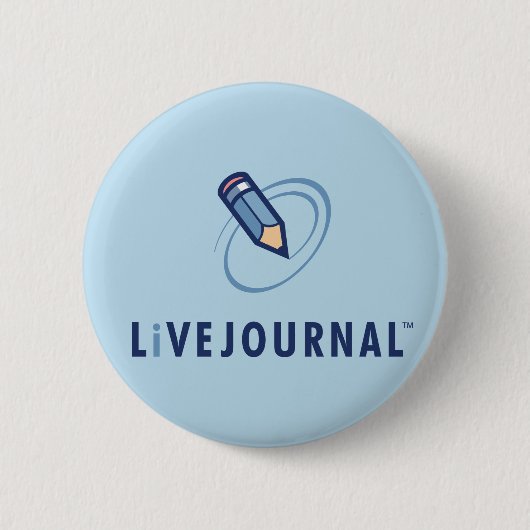 LiveJournal-Logo Verticaal Ronde Button 5,7 Cm (Voorkant)